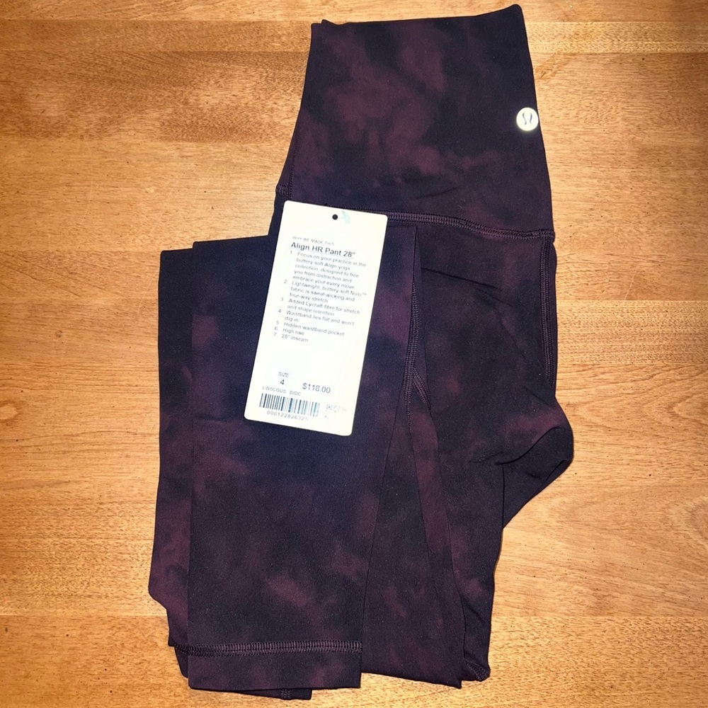 lululemon athletica Align High-Rise Leggings in Deep Plum